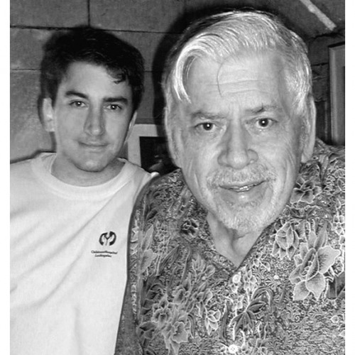 Robbie Sherman with his father, Robert Sherman in 1992.